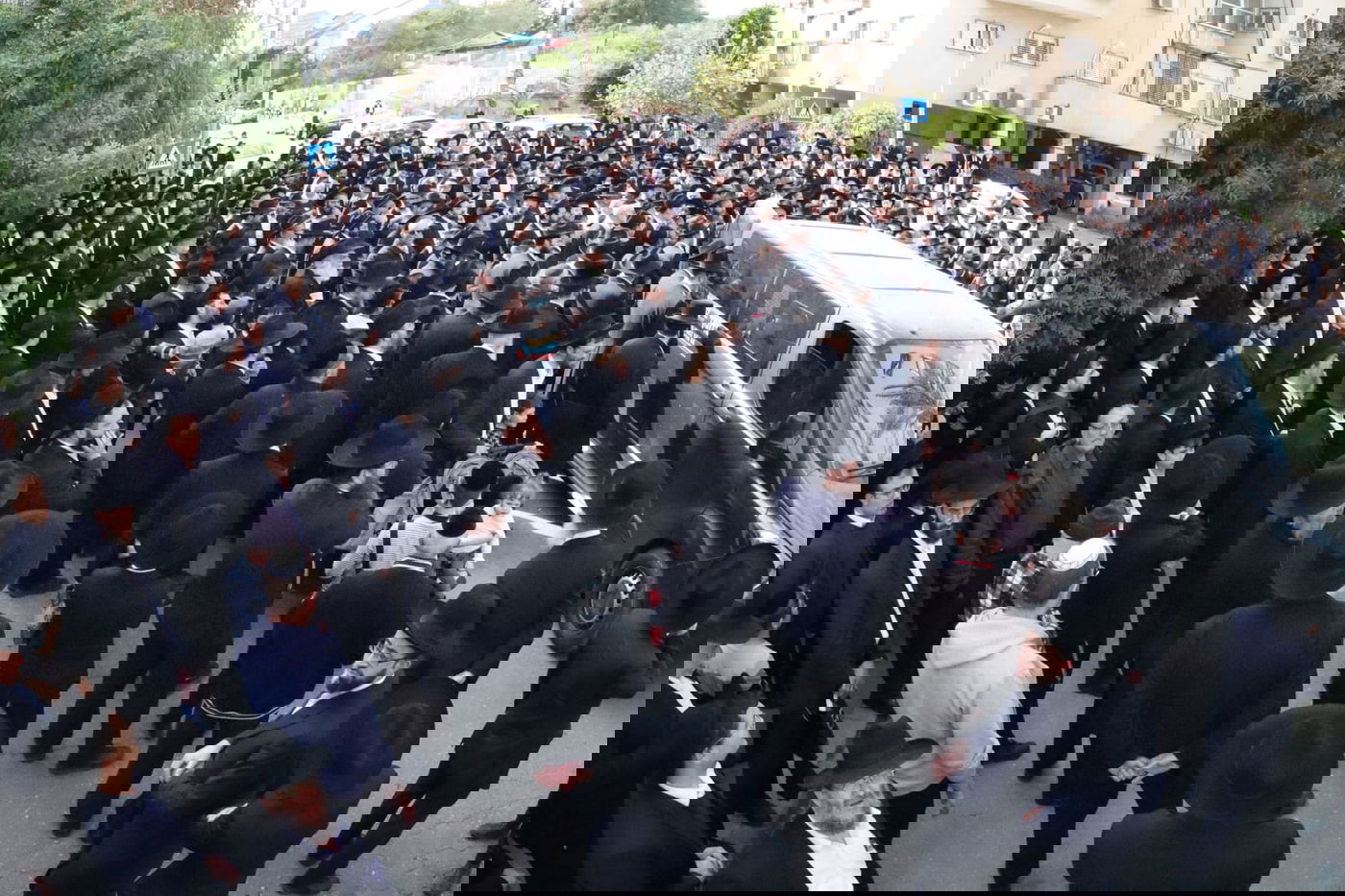 הלוויית הגאון רבי ישעיהו פרנקל זצ"ל