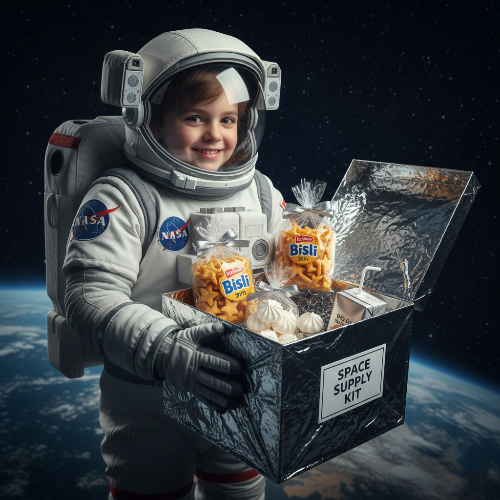 2. האסטרונאוט וצידה לדרך מהחלל