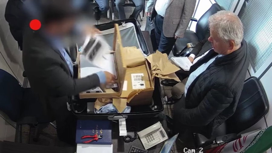 התיעוד שפרסמה איראן בתקשורת הממלכתית