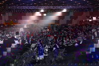 את המעמד פיארו בנוכחותם גם רבנים ומרביצי תורה