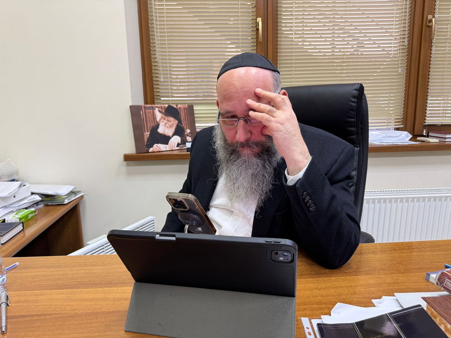 הרב סטמבלר בשיחה
