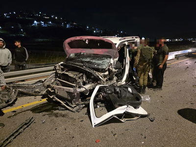 "רכבים מרוסקים": צעירה בת 20 נפצעה קשה בתאונה עם נהג פלסטינאי