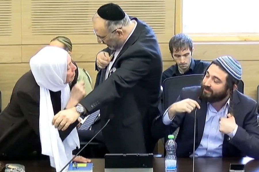 "מחבלת", חצוף": עימות סוער בין צבי סוכות ואימאן ח'טיב-יאסין | כך זה נראה