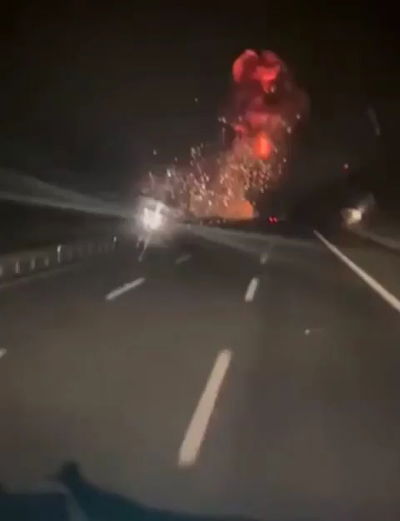 בכדור אש ענק | תיעוד: מטוס קרב מדגם F-16 התרסק בטורקיה