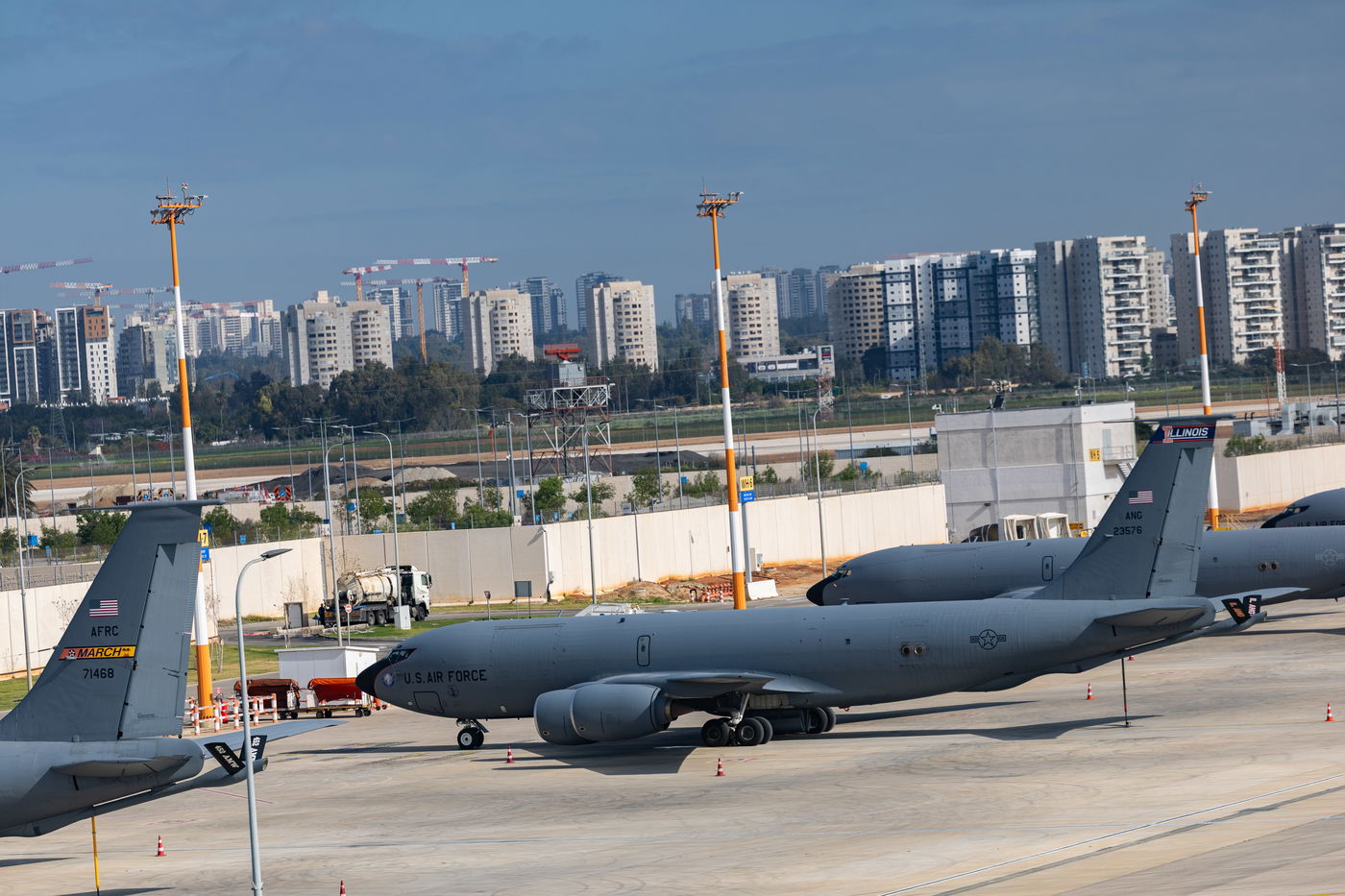 מטוסי התדלוק האמריקנים בנתב"ג