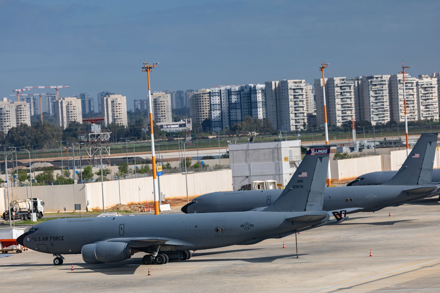 מטוסי התדלוק האמריקנים בנתב"ג