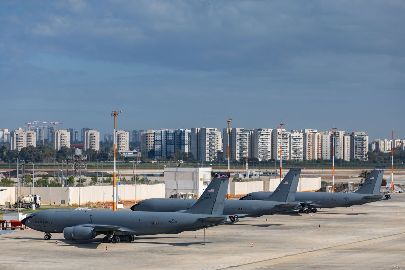 מטוסי התדלוק האמריקנים בנתב"ג