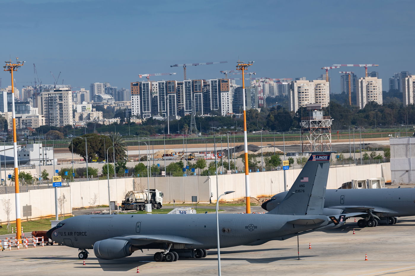מטוסי התדלוק האמריקנים בנתב"ג