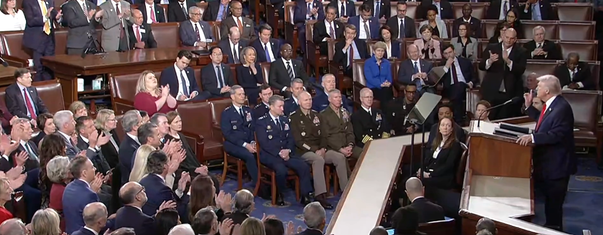 טראמפ בנאום מצב האומה