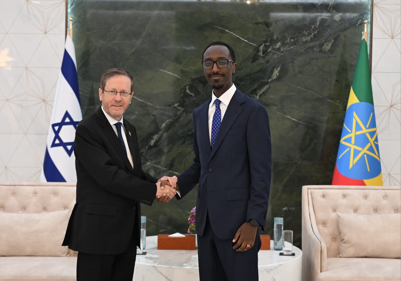 מלחמה עם איראן? הנשיא הרצוג נחת לביקור ממלכתי באדיס אבבה | צפו בתיעוד