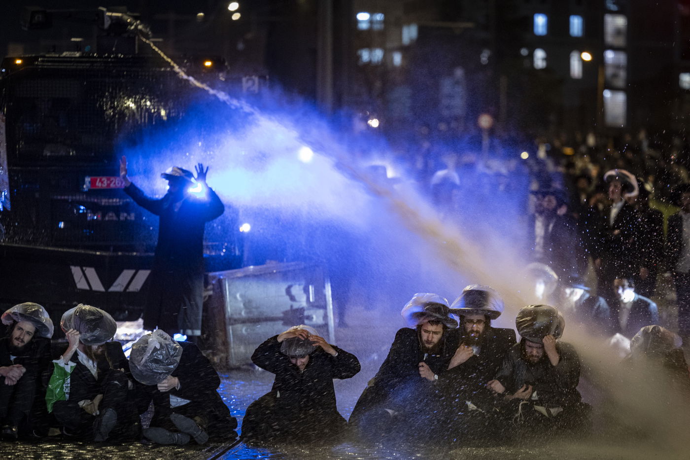 ההפגנות בירושלים, הלילה