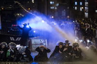 ההפגנות בירושלים, הלילה