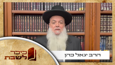 מיוחד ל'כיכר': הגאון הרב יגאל כהן בוורט לפרשת 'כי תשא' • צפו והתחזקו