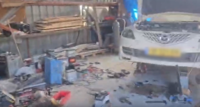 "רק נראה כמוסך"; לא תאמינו מה מצאו השוטרים בתוך מתחם ביישוב השקט