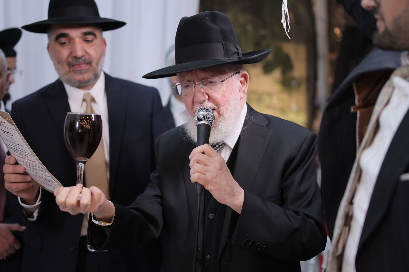 שמחת נישואי נכדת הגר"מ מאזוז 