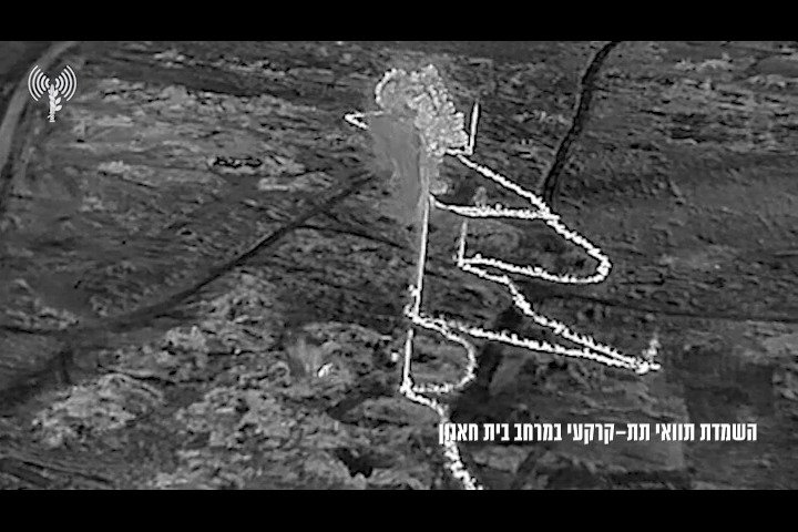 השמדת תוואי תת-קרקעי במרחב בית חאנון