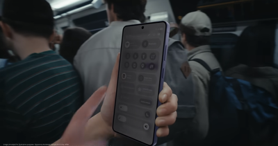 מושחר מהצד. המכשיר החדש