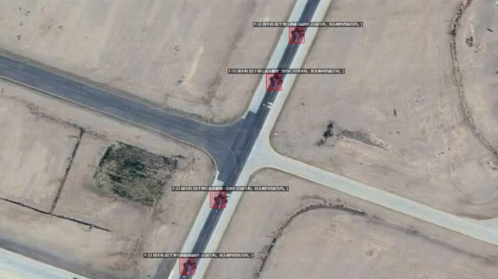 צילומי לוויין סיניים: מטוסי F-22 אמריקניים כבר נפרסו בבסיס עובדה בנגב