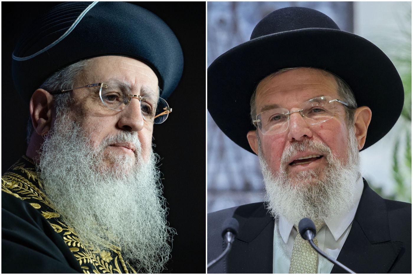 הרב הראשי הגאון רבי קלמן בר והראשון לציון הגאון רבי דוד יוסף