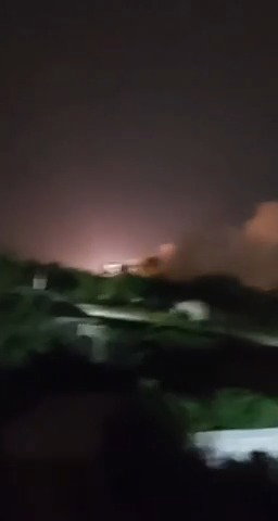 תיעוד הפיצוצים בבושהר