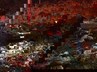 המטח האחרון לירושלים: שבעה נפצעו בזירת נפילה; פצוע קשה במקום | תיעוד