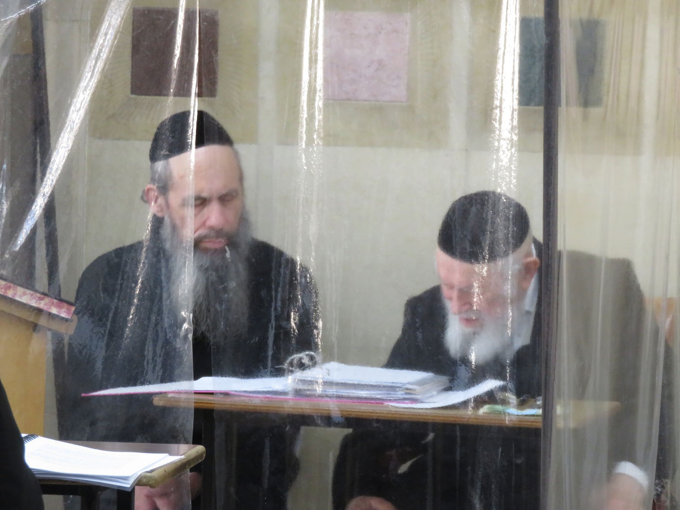 הגר"י זילברשטיין בלימוד עם הרה"ג ר' מאיר דינר