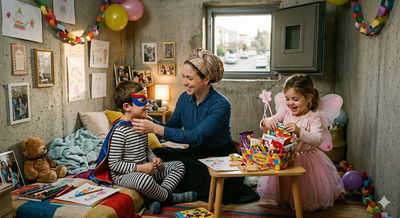 פורים במלחמה: מדריך להורים לחוסן רגשי | כך תתווכו לילדים את החדשות