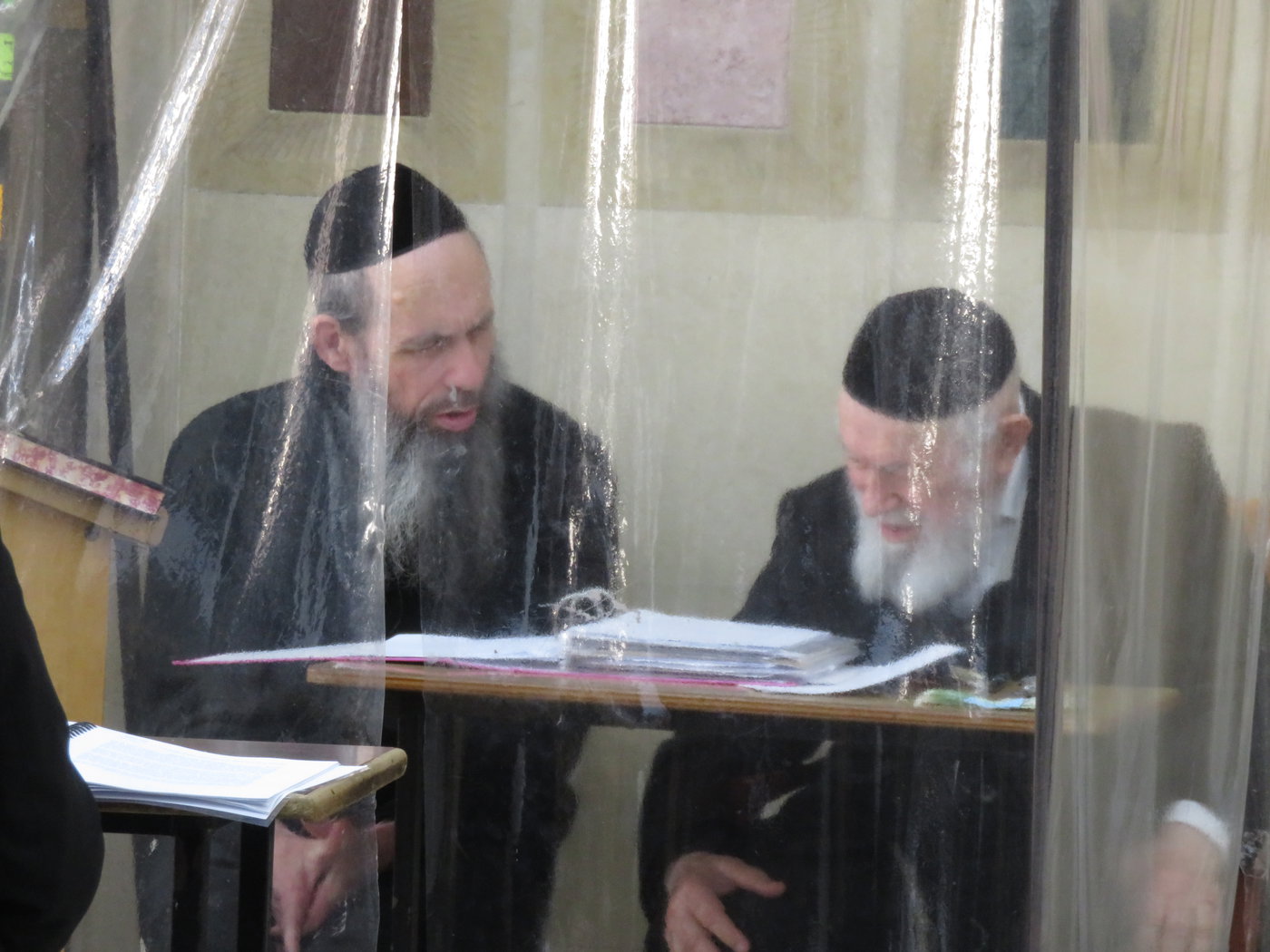 הגר"י זילברשטיין בלימוד עם הרה"ג ר' מאיר דינר