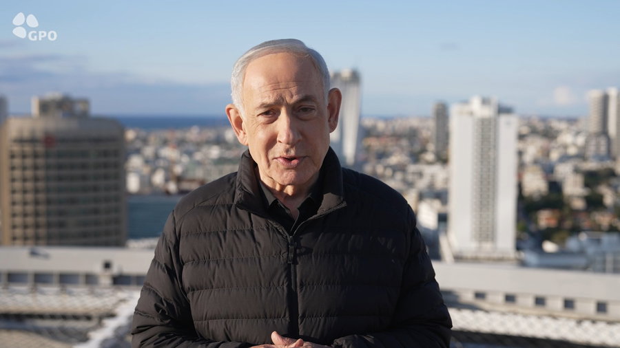 הצהרת ראש הממשלה מגג הקריה