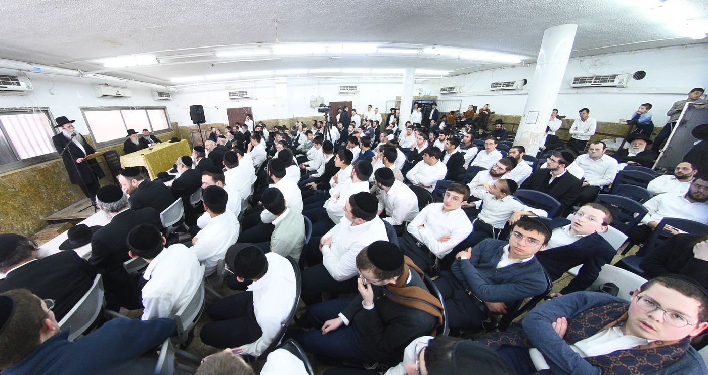 הגר"ד לנדו בישיבת 'קריית מלך'