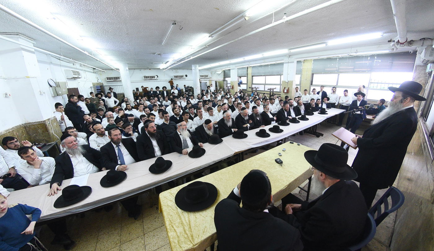 הגר"ד לנדו בישיבת 'קריית מלך'