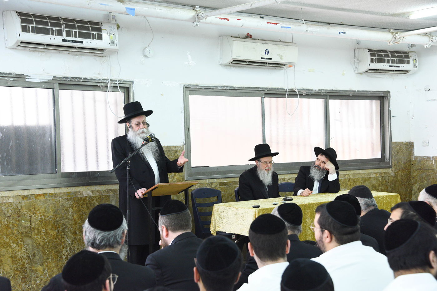 הגר"ד לנדו בישיבת 'קריית מלך'