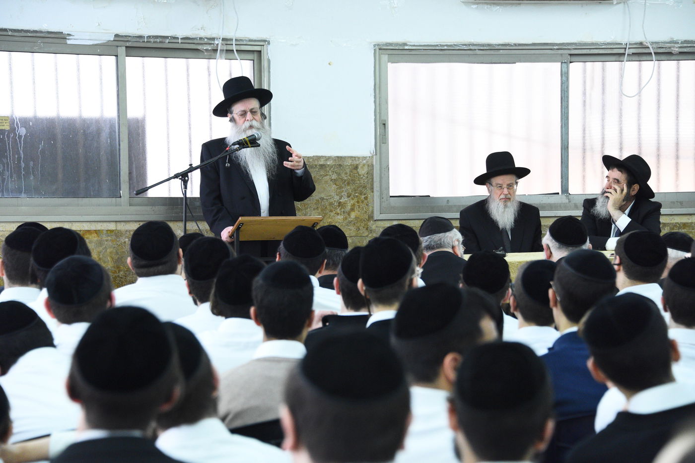 הגר"ד לנדו בישיבת 'קריית מלך'