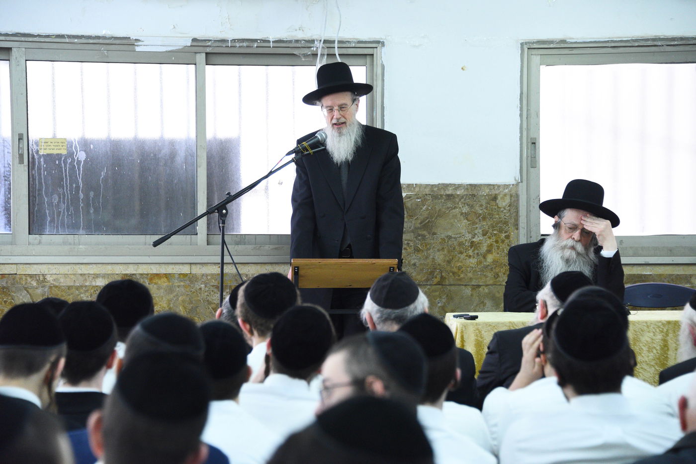 הגר"ד לנדו בישיבת 'קריית מלך'