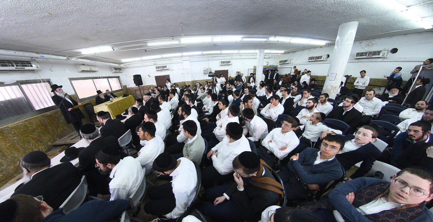 הגר"ד לנדו בישיבת 'קריית מלך'