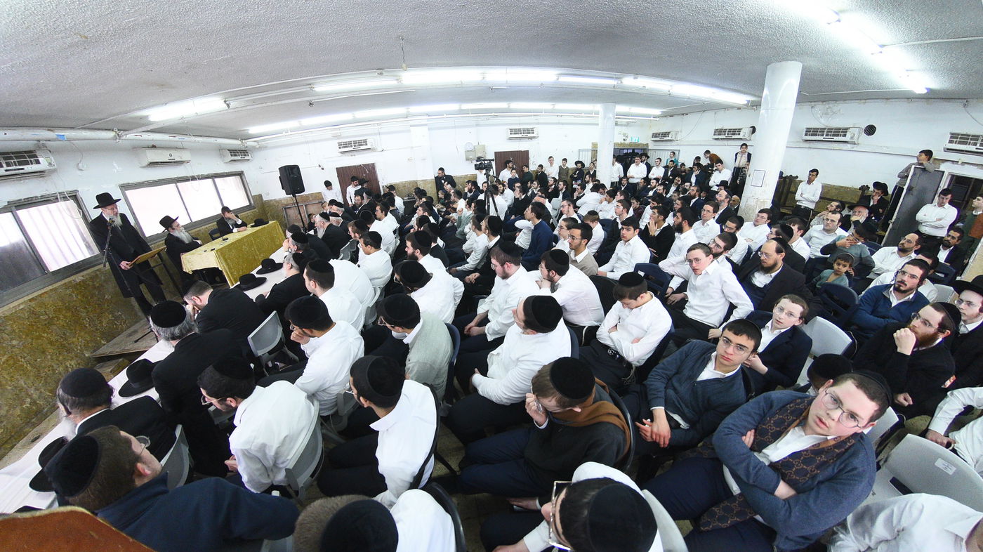 הגר"ד לנדו בישיבת 'קריית מלך'