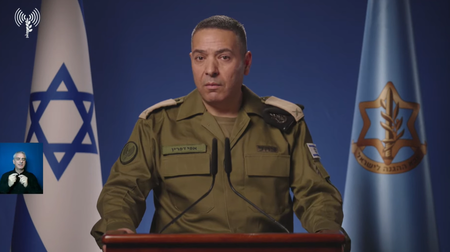 עשרות אתרי שיגור הותקפו - ואילוסטרציה מרהיבה | ההצהרה המלאה של דובר צה"ל