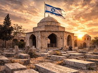 איור קבר סרח בת אשר באיראן