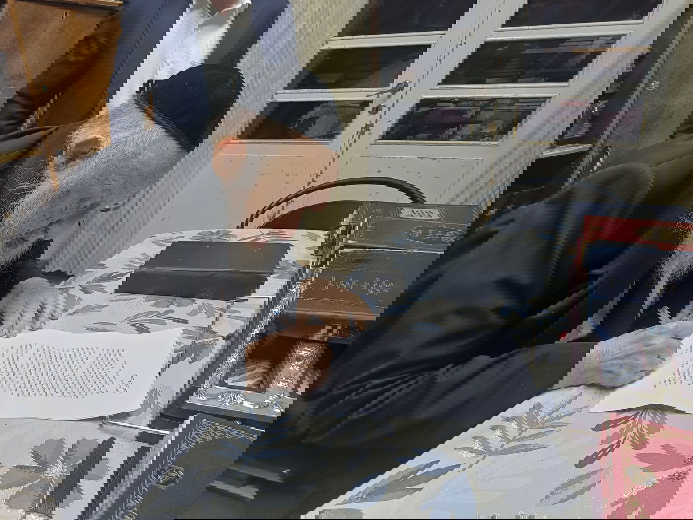 הגרב"ד פוברסקי חותם על המכתב