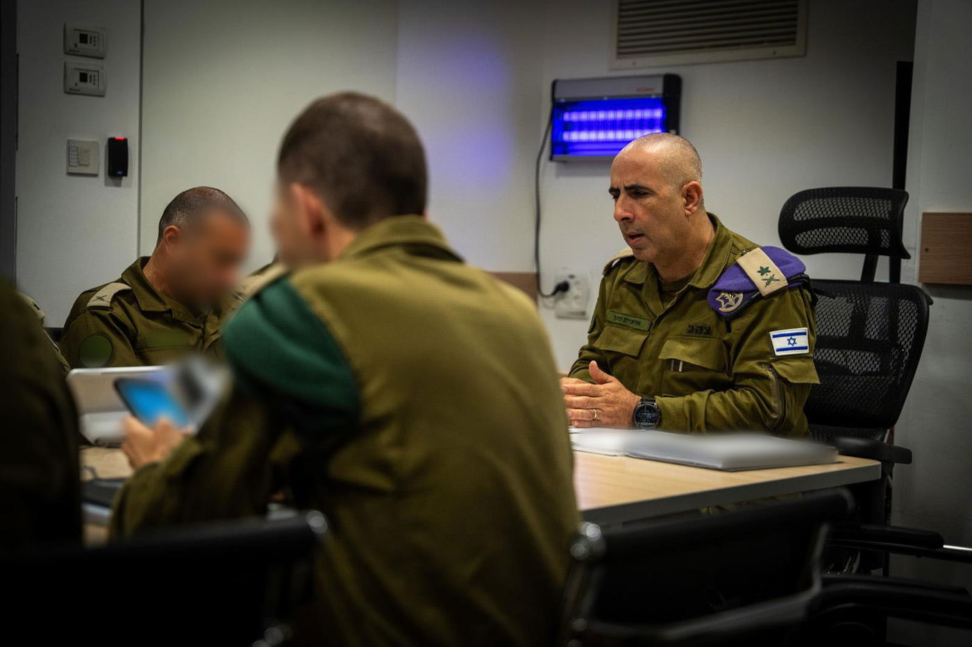 תיעוד ממוצב הפיקוד העליון