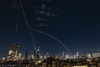 יירוטי טילים בליסטיים מעל שמי תל אביב