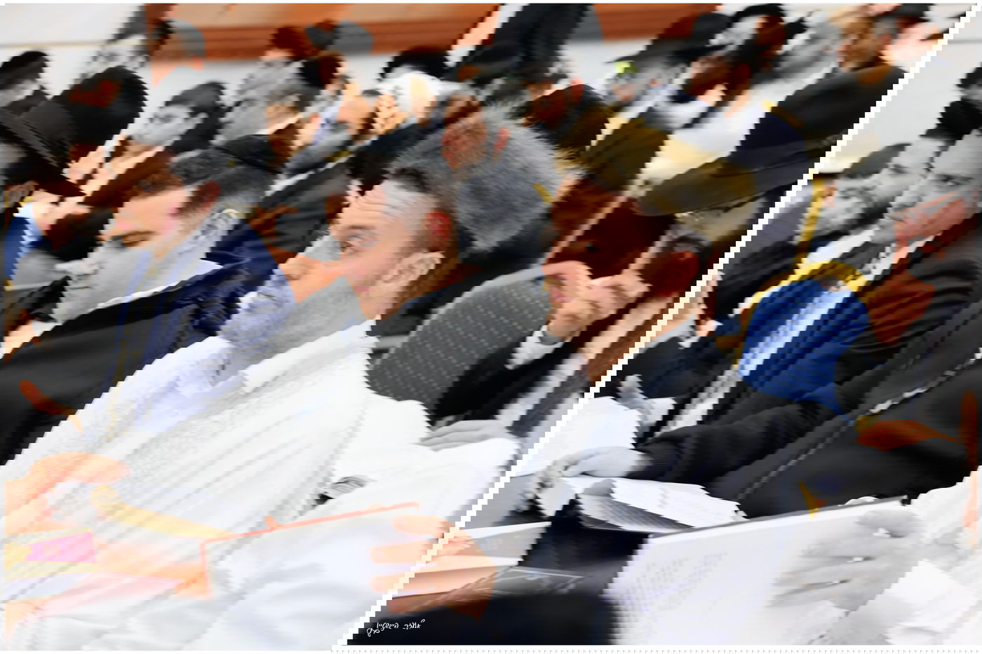 הגאון הרב יגאל כהן בקריאת המגילה