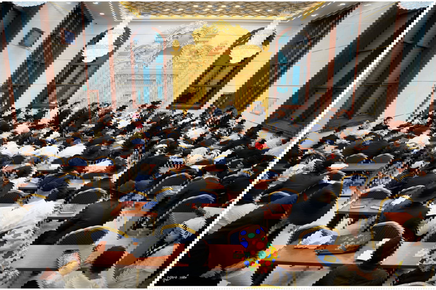 הגאון הרב יגאל כהן בקריאת המגילה