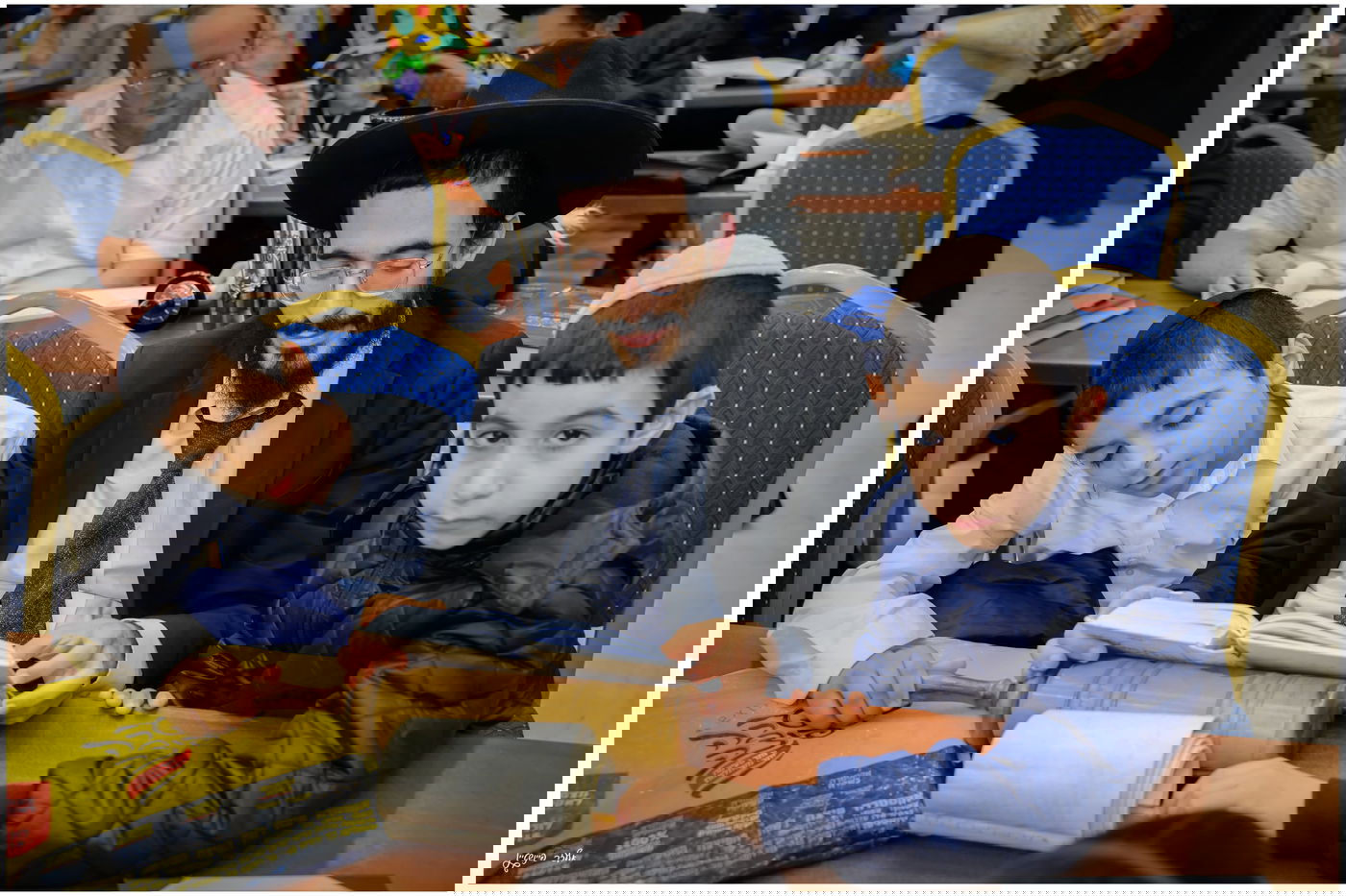 הגאון הרב יגאל כהן בקריאת המגילה