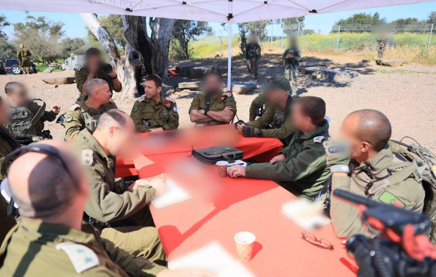 הערכת מצב על תגבור כוחות ועיבוי הגנה בגבול המזרחי