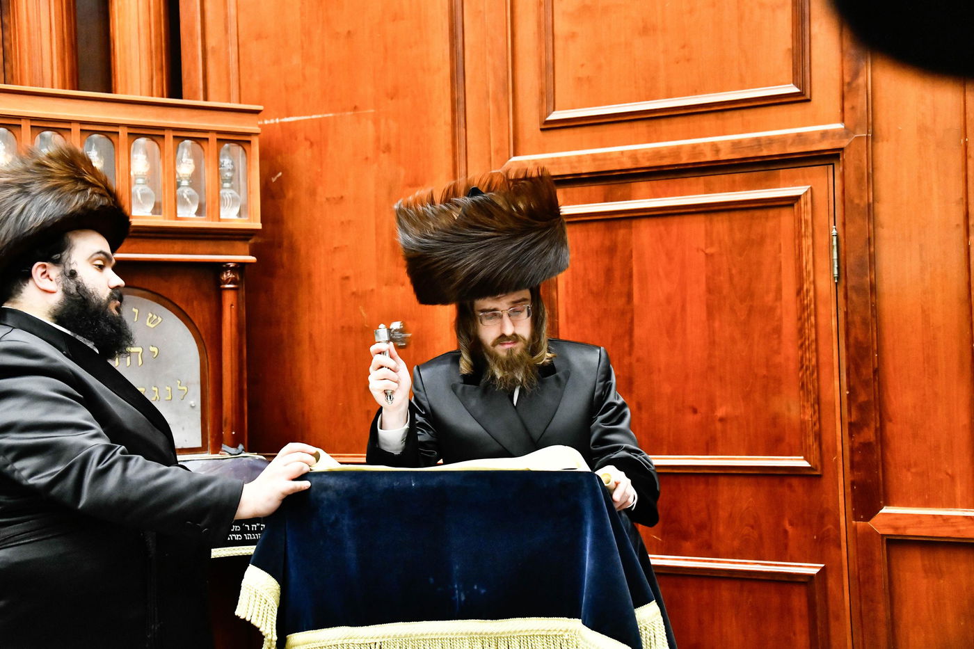 קריאת המגילה בחצה"ק סאדיגורה