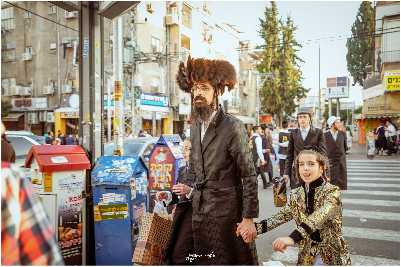 אווירת חג הפורים בבני ברק