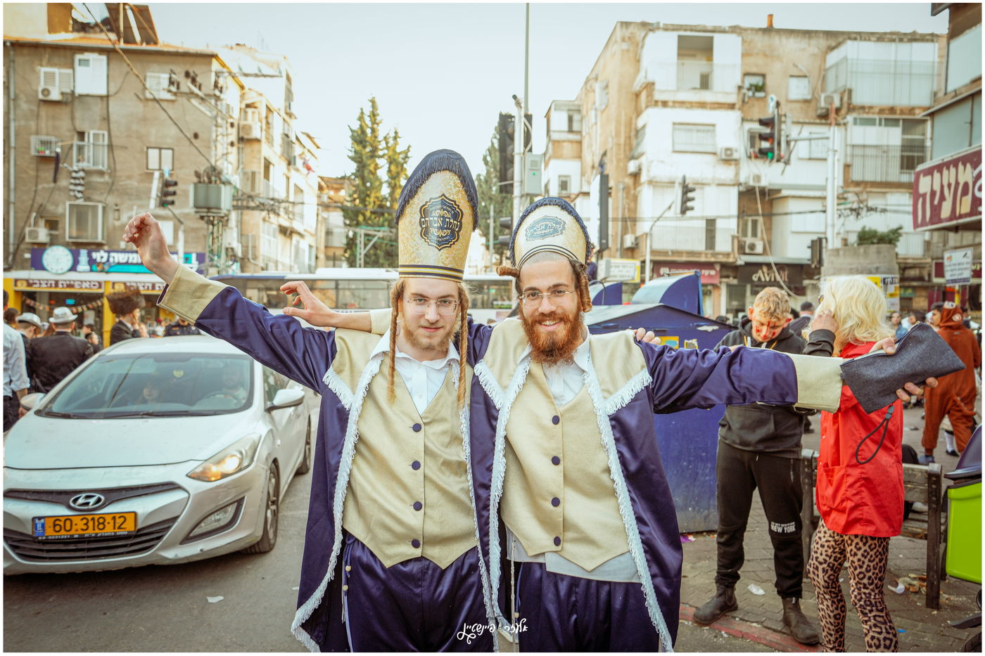 אווירת חג הפורים בבני ברק