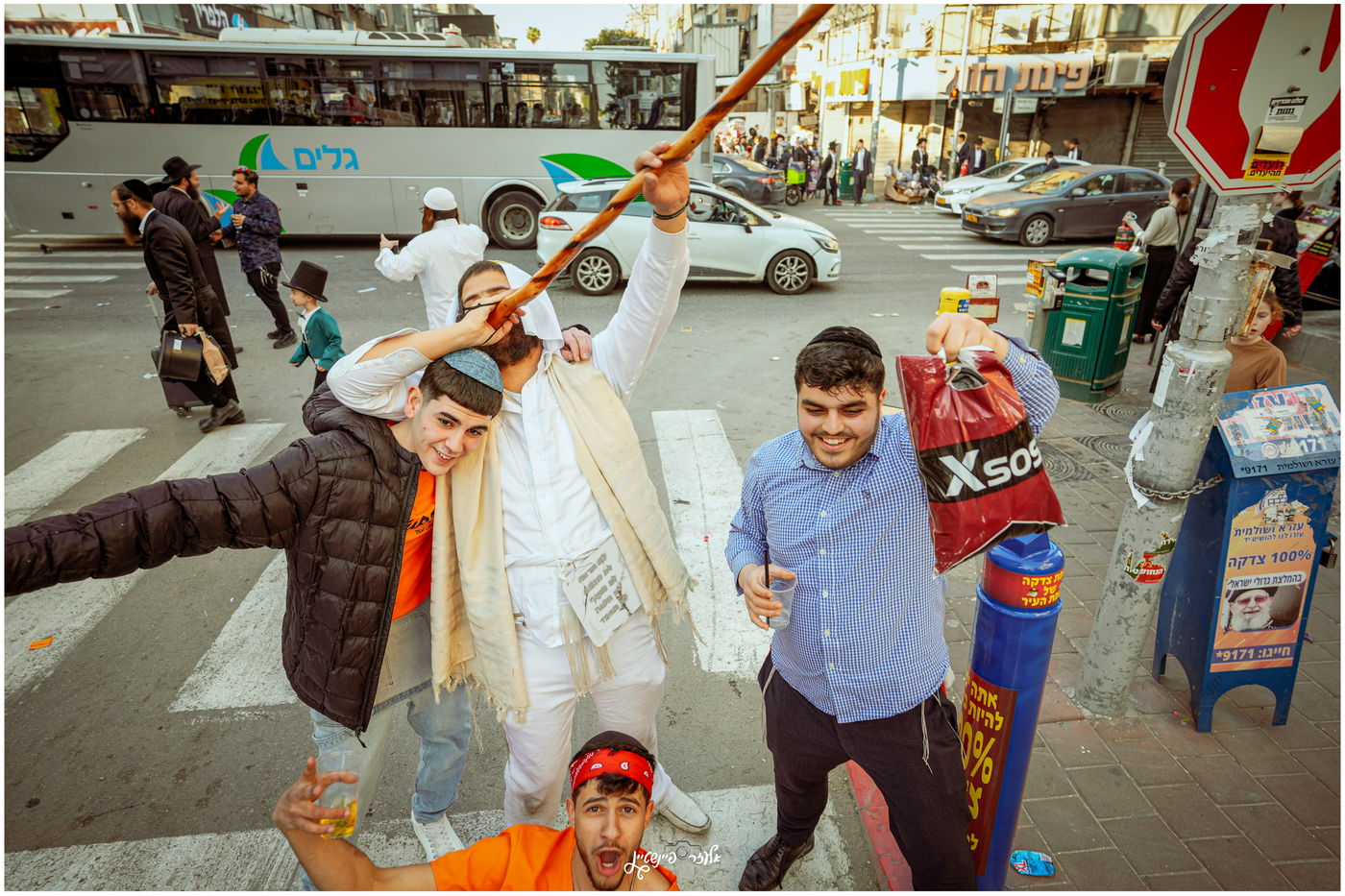 אווירת חג הפורים בבני ברק