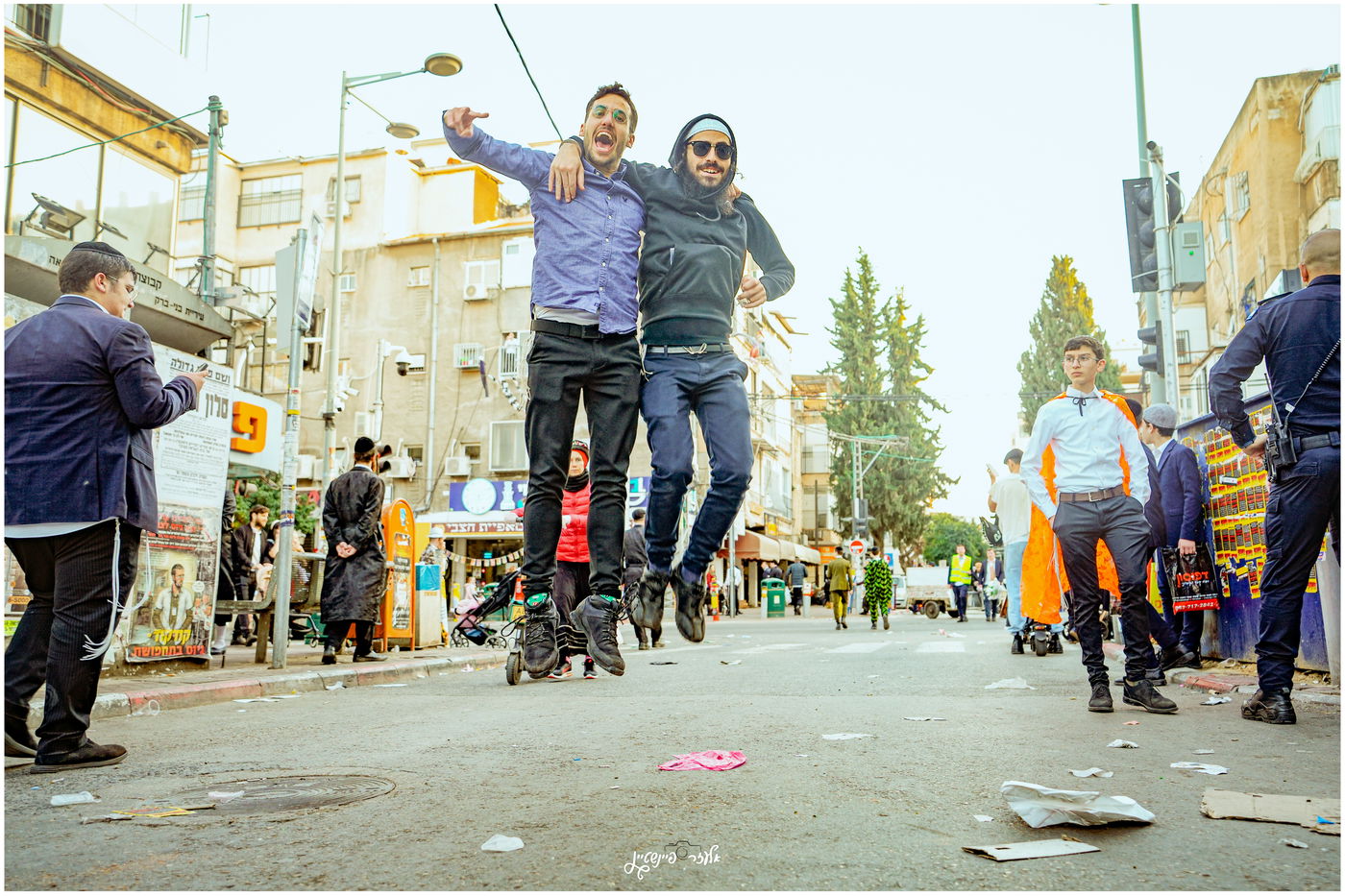 אווירת חג הפורים בבני ברק